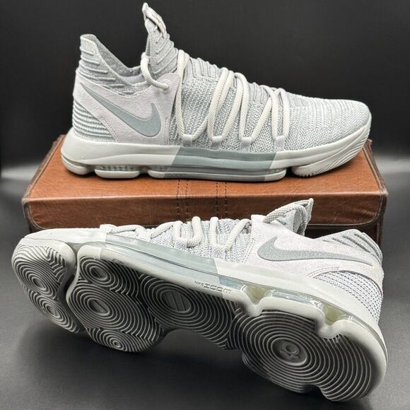 Nike KD 10 'Wolf Grey' - Rare - Picture 7 of 9